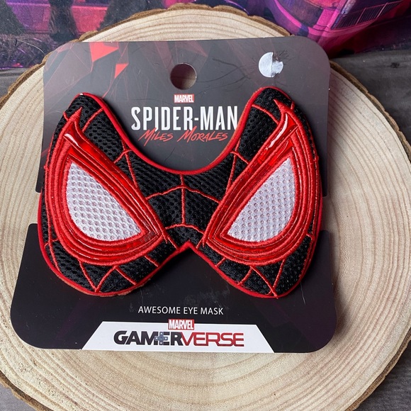 Marvel Spider Man Miles Morales Awesome Eye Mask - Picture 1 of 2